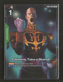 Newtype Rising Citizen, Take a Stand (R+) #GD01-105