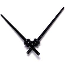 14G to 00G 18 Piece Black Acrylic Ear Stretching Taper Kit