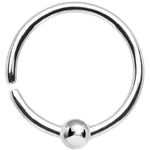 18G 3/8 925 Silver Ball Daith Cartilage Tragus Earring