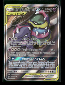 SM - Unbroken Bonds Muk & Alolan Muk GX (197) (Full Art) #197/214