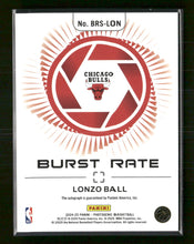 Panini Photogenic Gold Fireworks #/5 Burst Rate Lonzo Ball #BRS-LON