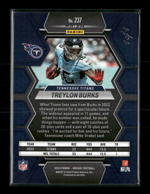 2023 Panini Mosaic Nebula Choice Mosaic Treylon Burks 1/1 #237