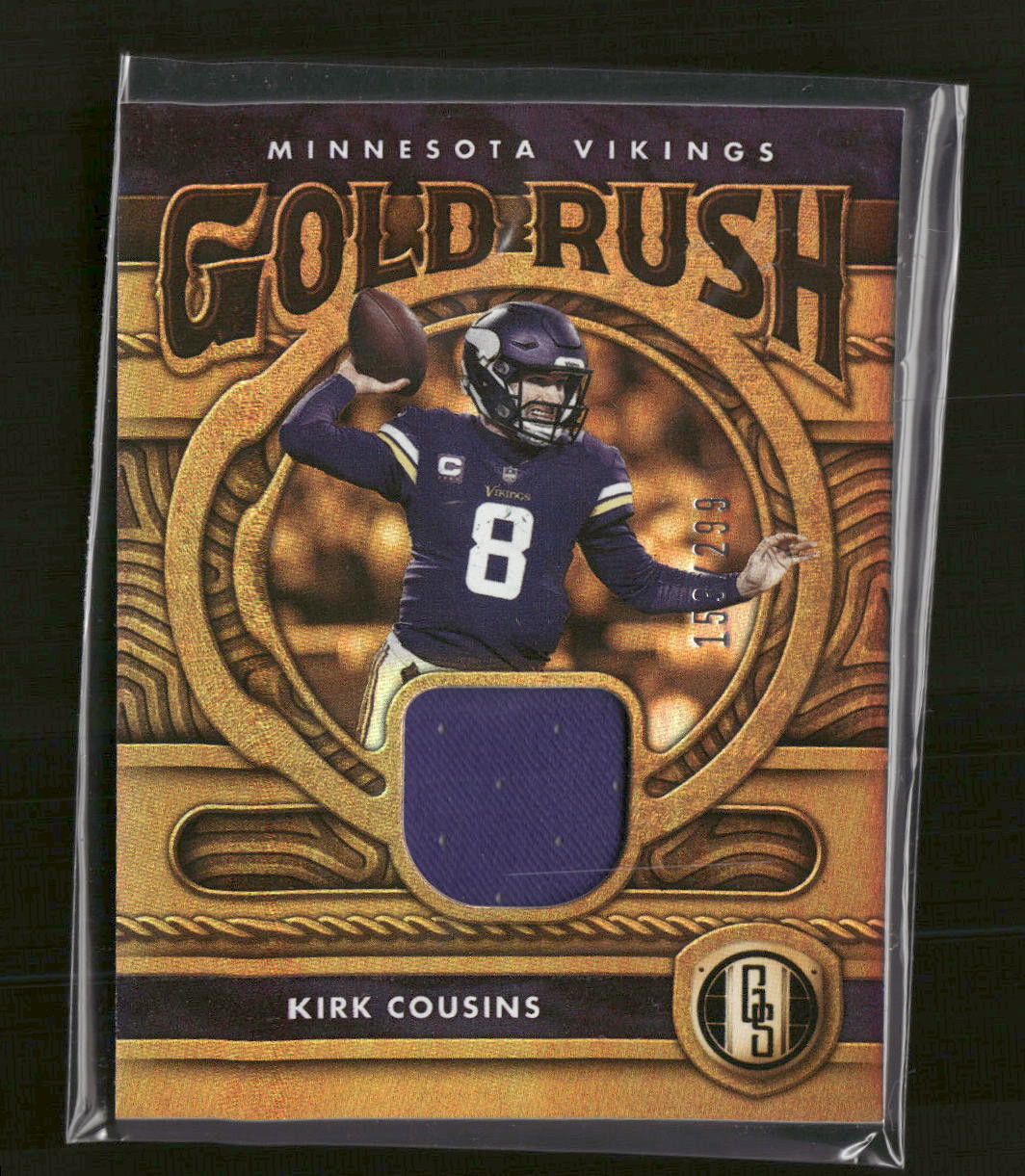 2022 Panini Gold Standard Gold Rush Kirk Cousins #/299 #GR-KCO