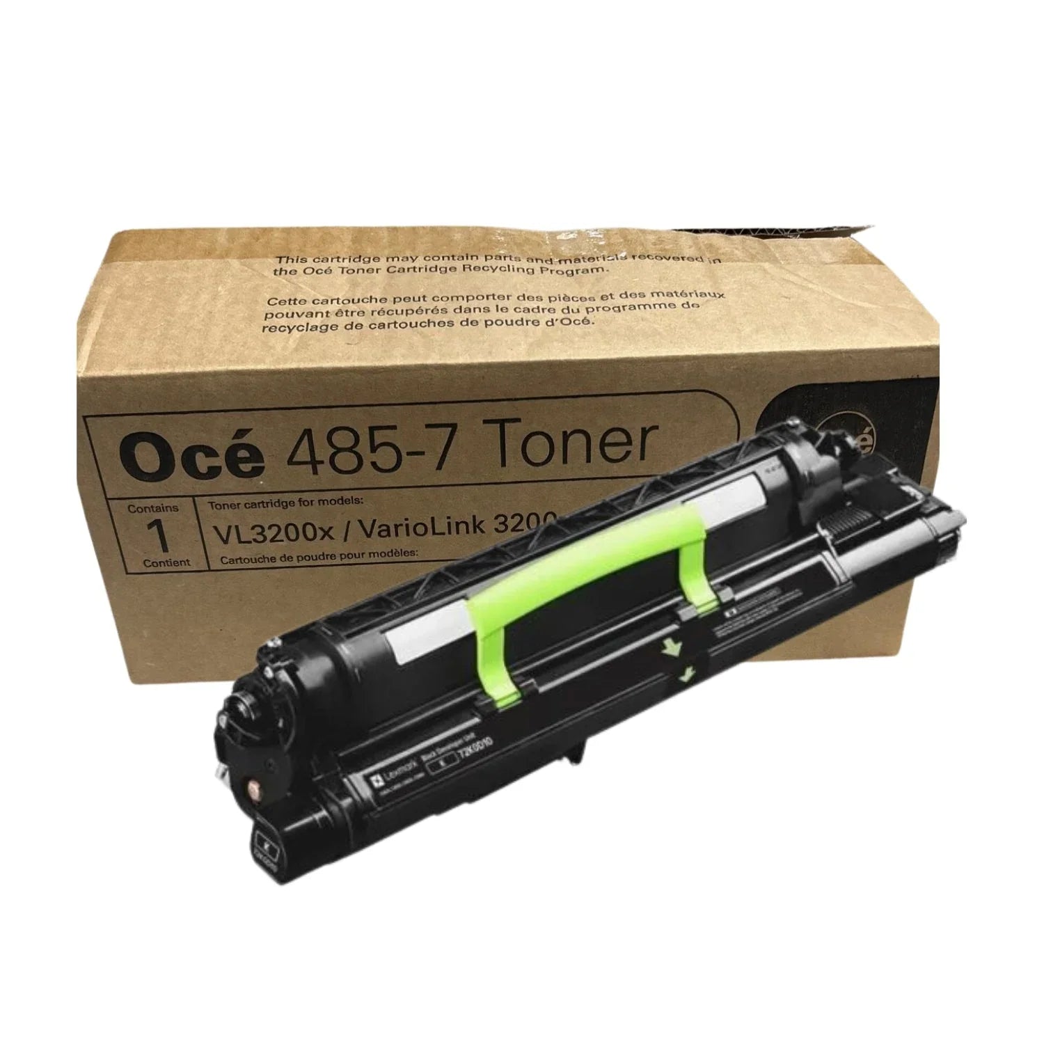 New, Pre-Owned - Oce VL3200X High Yield Black Laser Toner Cartridge, 485-7