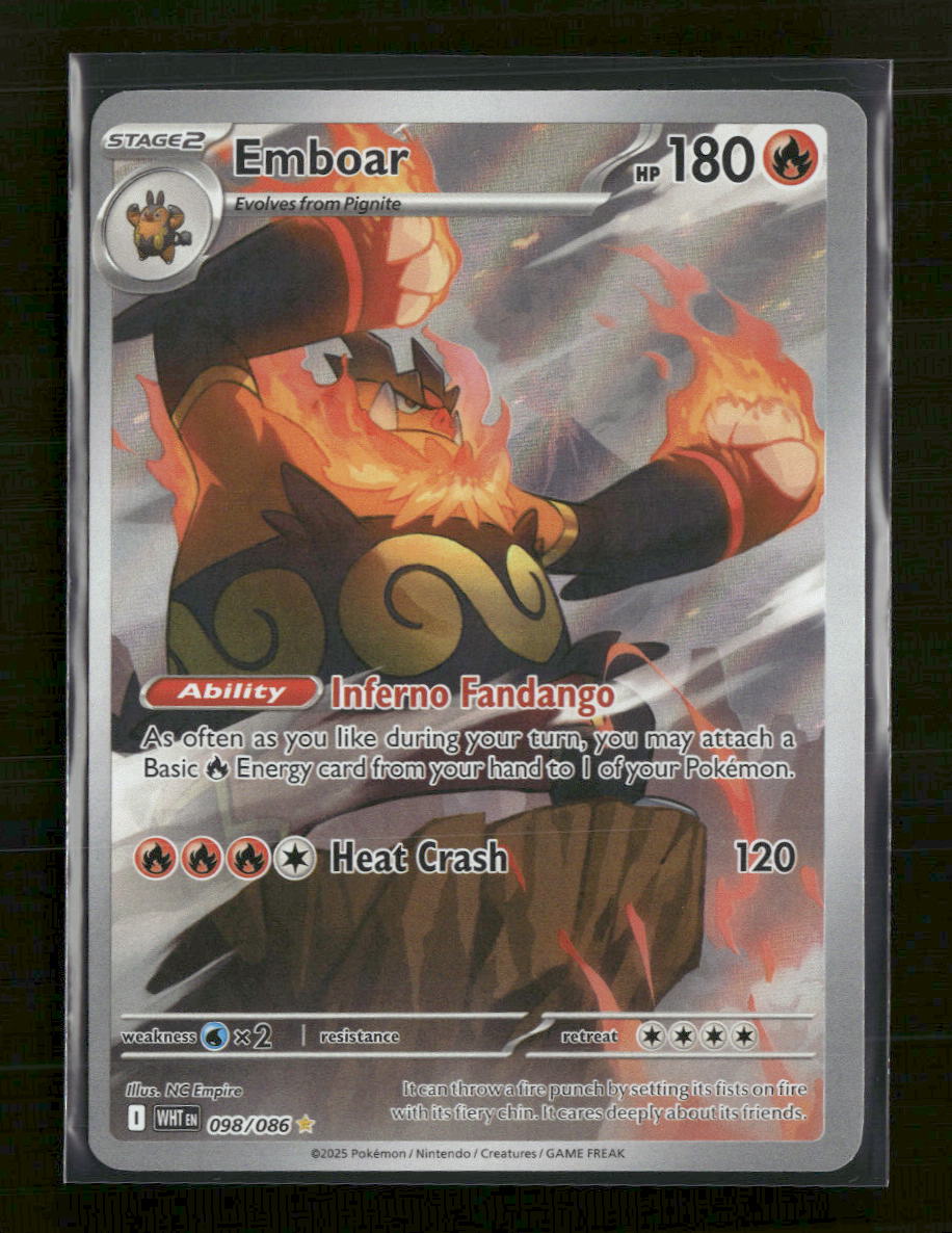 SV: White Flare Emboar #098/086