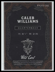 2024 Wild Card  Diamond Flourishes Rainbow Black Caleb Williams #/1 #P7CFD-CW2