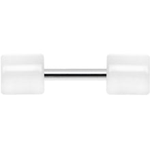 White Acrylic Cheater Plug Looks Like 6G