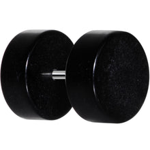 Black Acrylic Cheater Plug Set Looks Like 00G