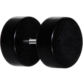 Black Acrylic Cheater Plug Set Looks Like 00G