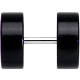 Black Acrylic Cheater Plug Set Looks Like 00G