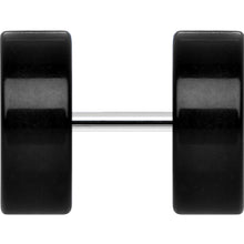 Black Acrylic Cheater Plug Set Looks Like 00G