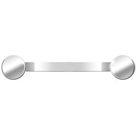 14G 5/8 Titanium Flat Surface Barbell 2.5mm Rise