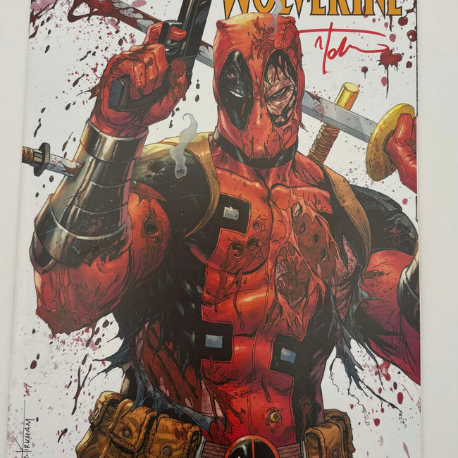 [Signed by Tyler Kirkham] Deadpool / Wolverine #1 Unknown Comics Tyler Kirkham Exclusive Var [IN STOCK]