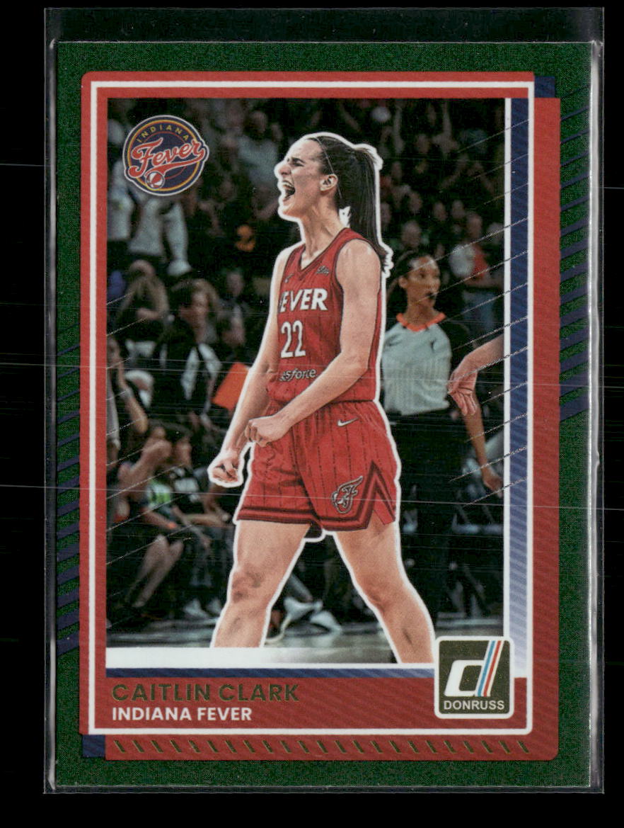 2025 Donruss WNBA Green Shimmer Caitlin Clark #47