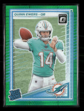 2025 Donruss Optic Green Velocity Quinn Ewers Rookie #213