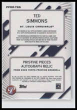 2025 Topps Pristine Pristine Pieces Autograph Relic Ted Simmons Auto #PPAR-TSS