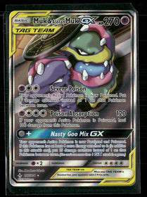 SM - Unbroken Bonds Muk & Alolan Muk GX (197) (Full Art) #197/214