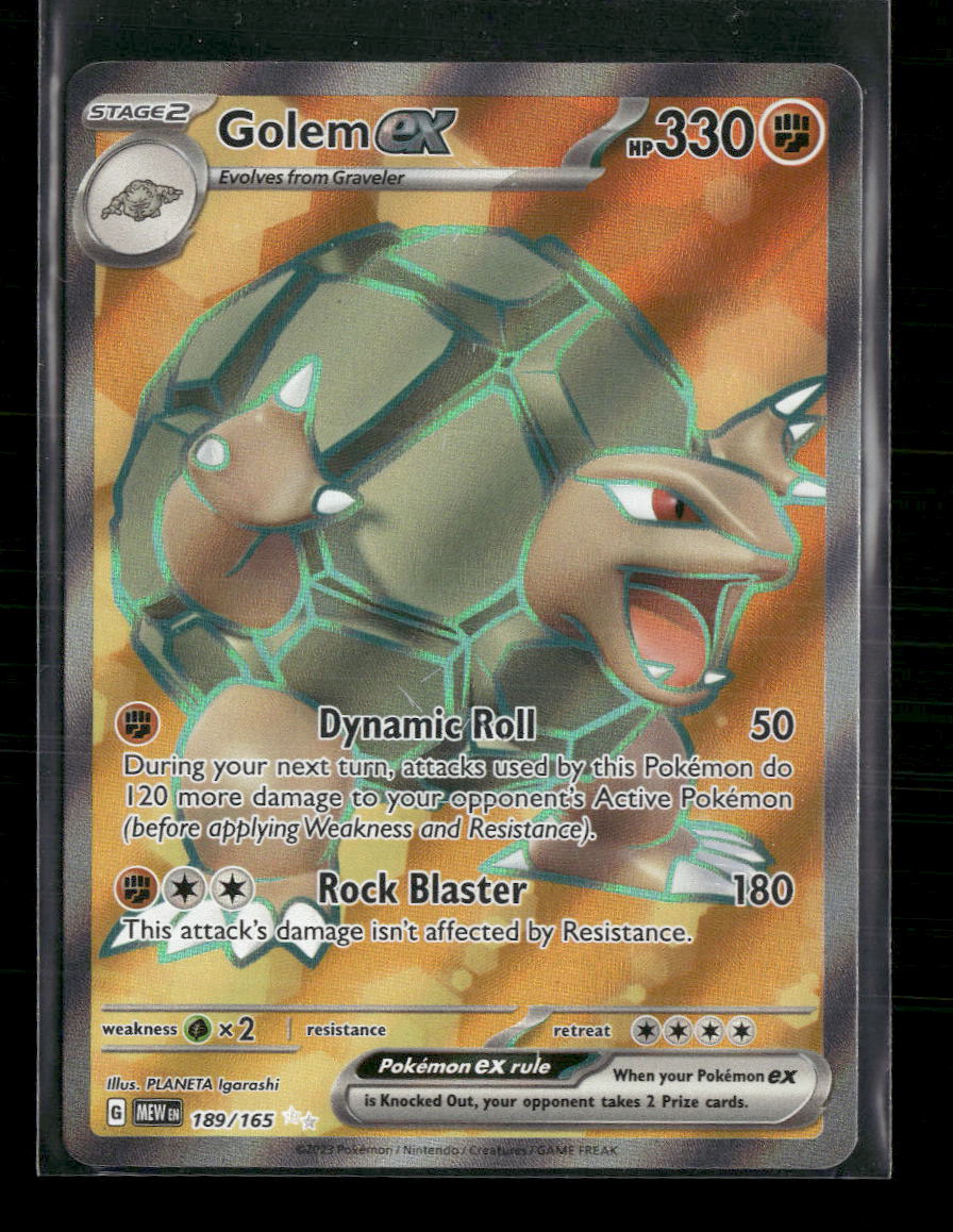 SV: Scarlet & Violet 151 Golem ex #189/165