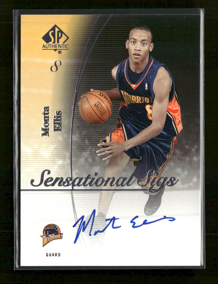 2005-06 SP Authentic Sensational Sigs Monta Ellis Auto #SS-ME