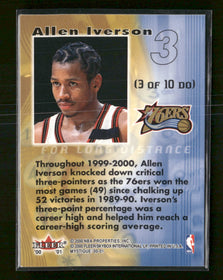 2000-01 Fleer Mystique Dial 1 Allen Iverson #3 DO