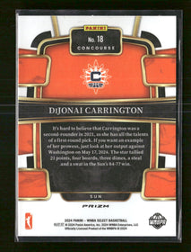 2024 Panini Select WNBA Prizms Tiger DiJonai Carrington #18