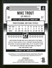 2018 Donruss Press Proof Mike Trout : Millville Meteor #/99 #155