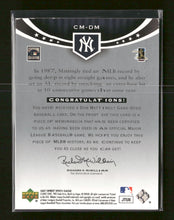 2007 Upper Deck Sweet Spot Classic Classic Memorabilia Don Mattingly #CM-DM