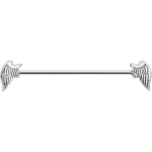 14G 1 1/2 Angel Wing Industrial Barbell