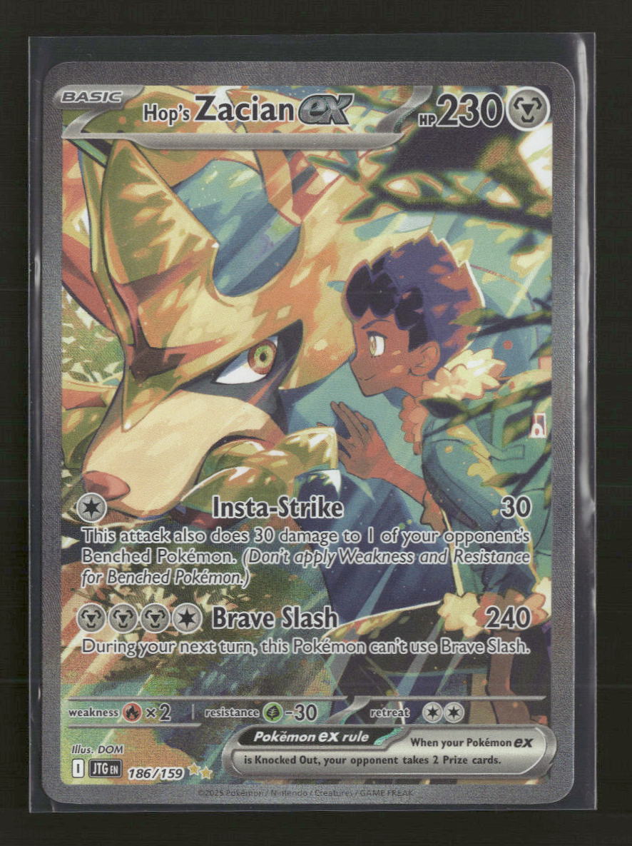 SV09: Journey Together Hop's Zacian ex #186/159