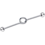 14G Surgical Steel Industrial Twist Industrial Barbell 38mm
