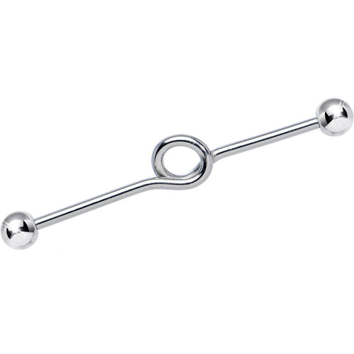 14G Surgical Steel Industrial Twist Industrial Barbell 38mm