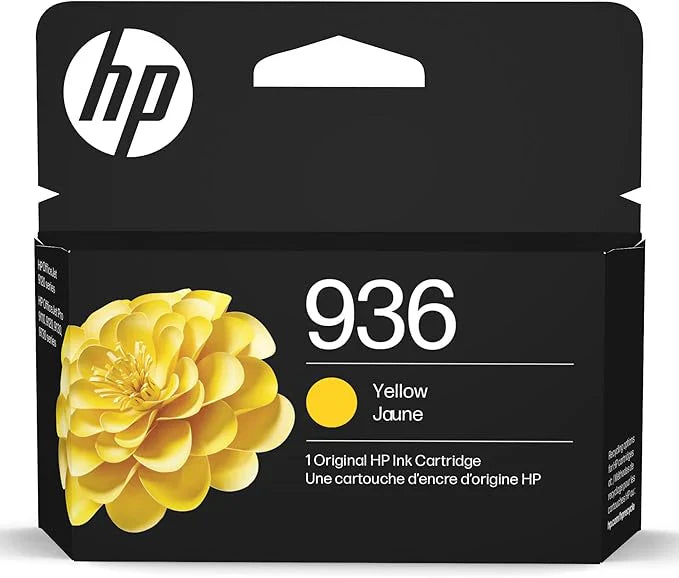 New, Pre-Owned - HP 936 Standard Yield Yellow Ink Cartridge,4S6V1LN