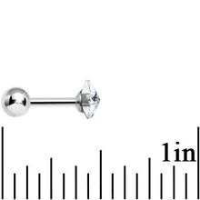 18G 1/4 Crystalline Gem Gleaming Star Tragus Cartilage Earring
