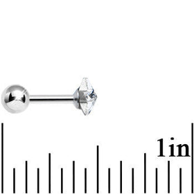 18G 1/4 Crystalline Gem Gleaming Star Tragus Cartilage Earring