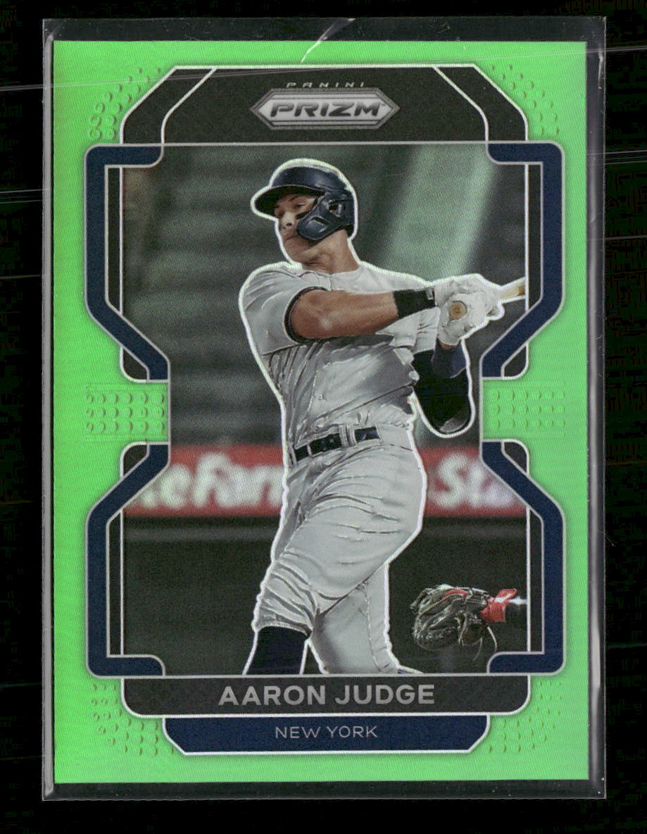 2022 Panini Prizm Lime Green Prizm Aaron Judge #/125 #239