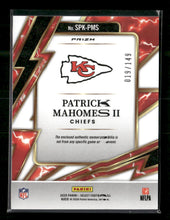 Panini Select Sparks Silver #/149 Patrick Mahomes II #SPK-PMS