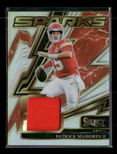 Panini Select Sparks Silver #/149 Patrick Mahomes II #SPK-PMS