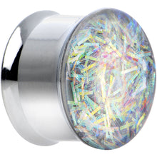 5/8 Stainless Steel Opalescent Confetti Party Saddle Plug