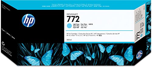 New, Pre-Owned - HP 772 300-ml Cyan DesignJet Ink Cartridge, CN636A