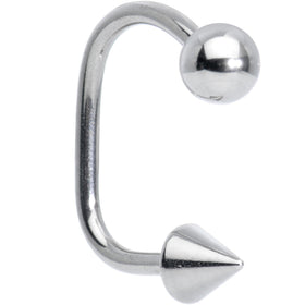 14G 1/2 Surgical Steel Ball Cone Lippy Loop Labret