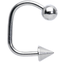 14G 1/2 Surgical Steel Ball Cone Lippy Loop Labret