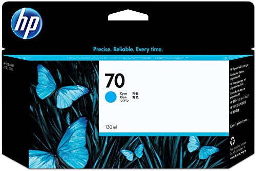 New, Pre-Owned - HP 70 130-ml (C9452A) Cyan Ink Cartridge