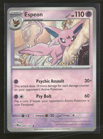 SV: Prismatic Evolutions Espeon (Master Ball Pattern) #033/131