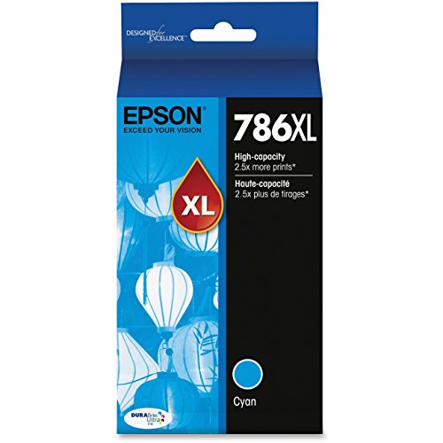 New, Pre-Owned - Epson 786XL High Yield Cyan Ink Cartridge