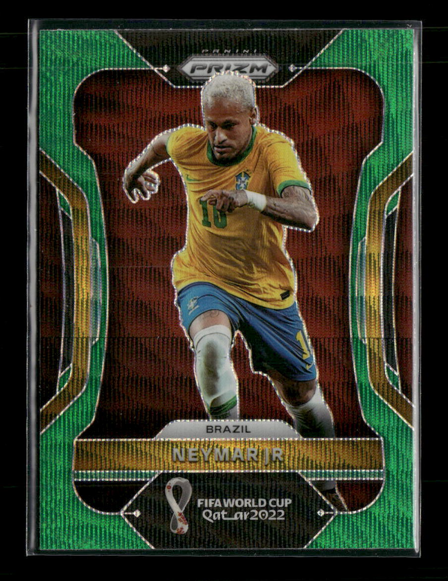 2022 Panini Prizm FIFA World Cup Green Wave Neymar Jr #32