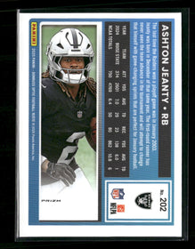 2025 Donruss Optic Holo Ashton Jeanty Rookie #202