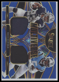 2025 Panini Select Multiverse Jerseys Blue Prizm Rico Dowdle #MVJ-RDE