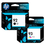 New, Pre-Owned - HP 92/93 Black and Color Ink Cartridge