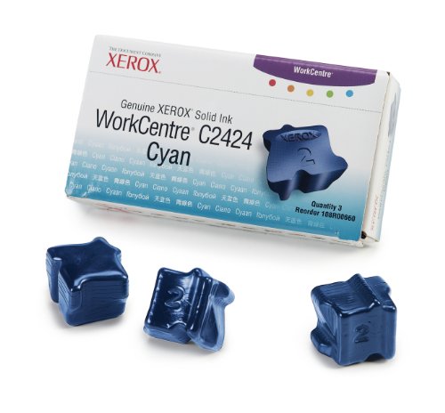 New, Pre-Owned - Xerox WorkCentre C2424 108R00660 Cyan Solid Ink/Inkjet (3/Box)