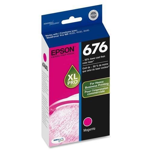 New, Pre-Owned - Epson 676XL Magenta Ink Cartridge
